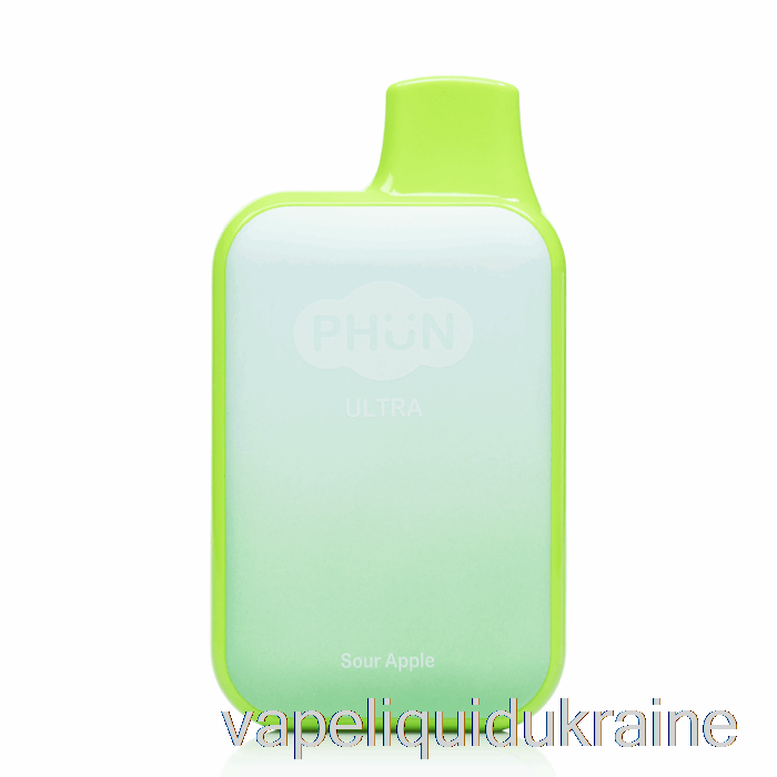 Vape Liquid Ukraine Phun Ultra 6000 Disposable Sour Apple
